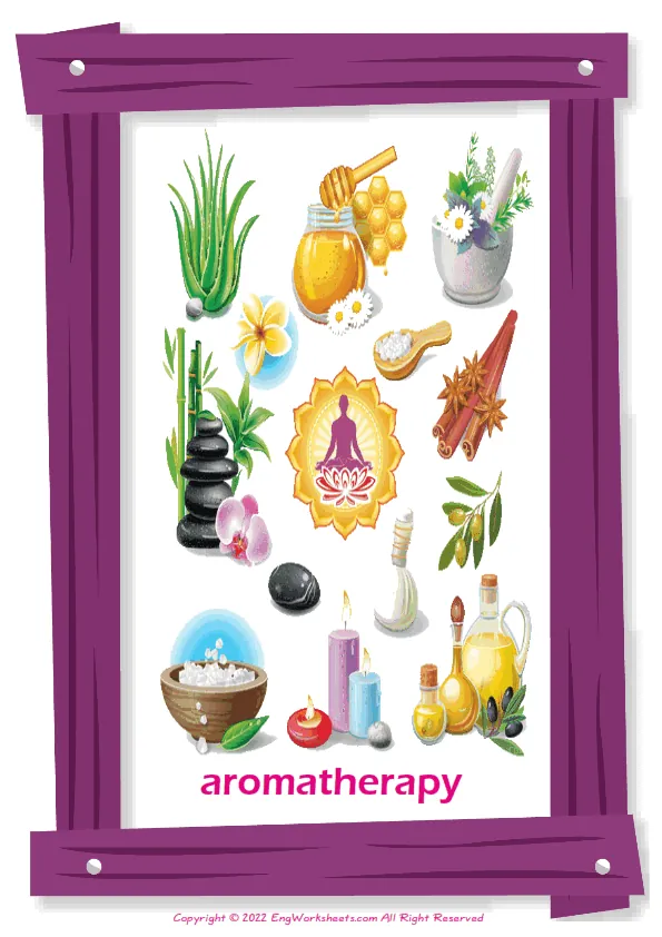 Alternative Therapy English vocabulary worksheet with full-page words Worksheet Preview