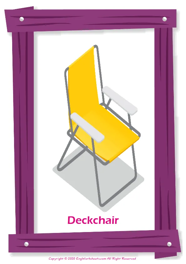 Camping English vocabulary worksheet with full-page words Worksheet Preview