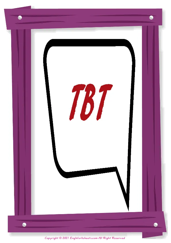 Full-page wordless Abbreviation English vocabulary worksheet Worksheet Preview