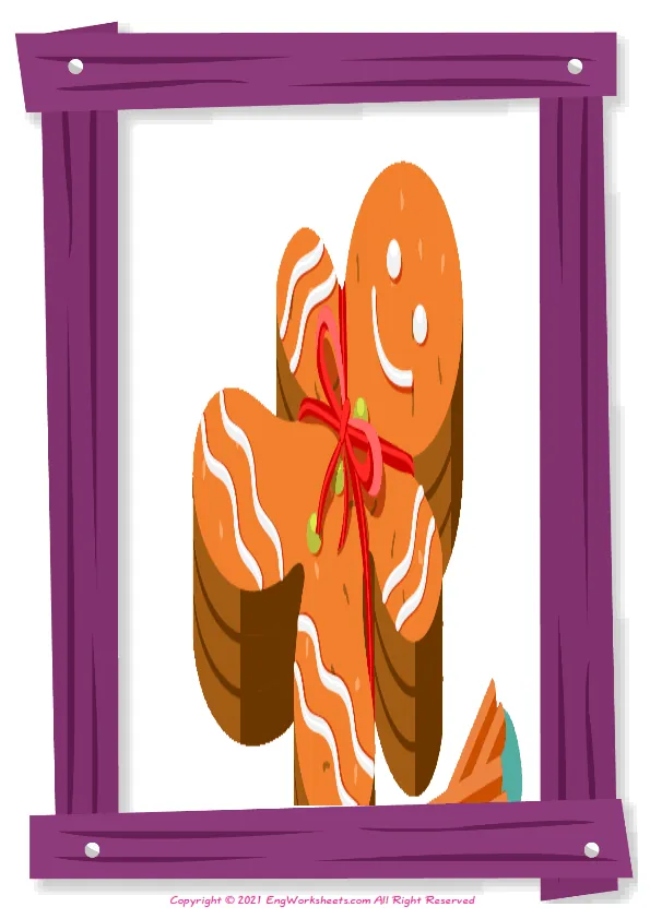 Full-page wordless Cozy Winter English vocabulary worksheet Worksheet Preview