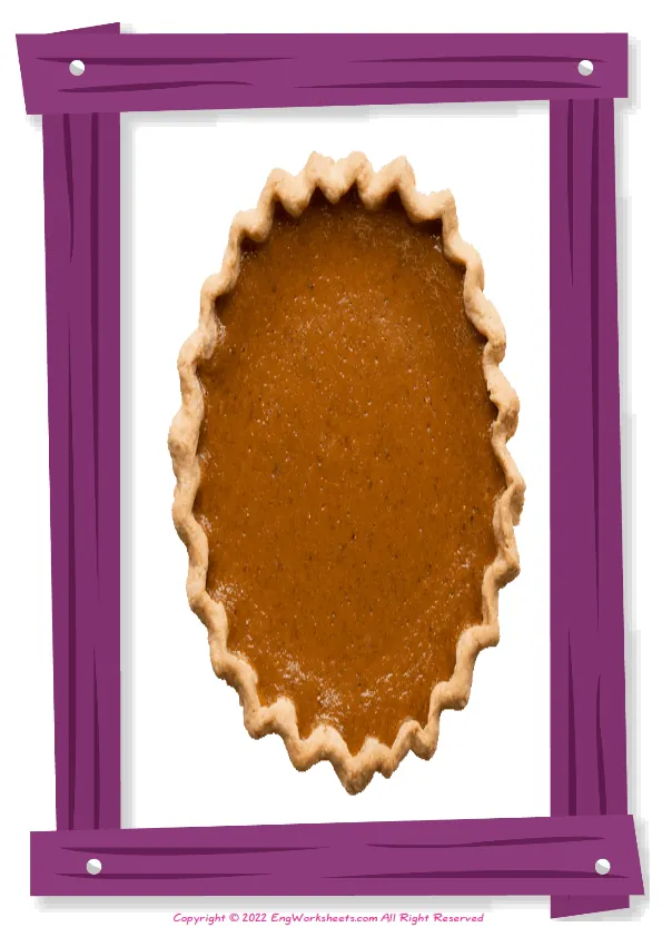 Full-page wordless Dinner English vocabulary worksheet Worksheet Preview