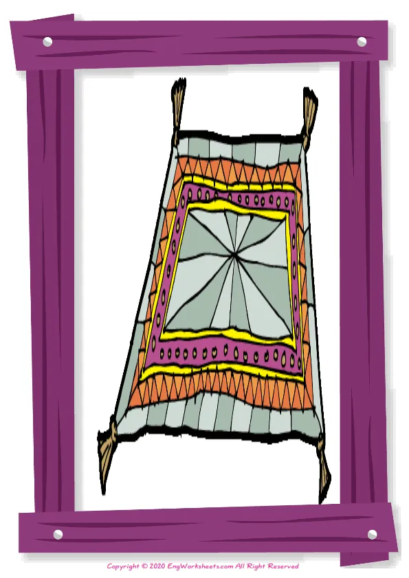 Full-page wordless Furniture English vocabulary worksheet Worksheet Preview