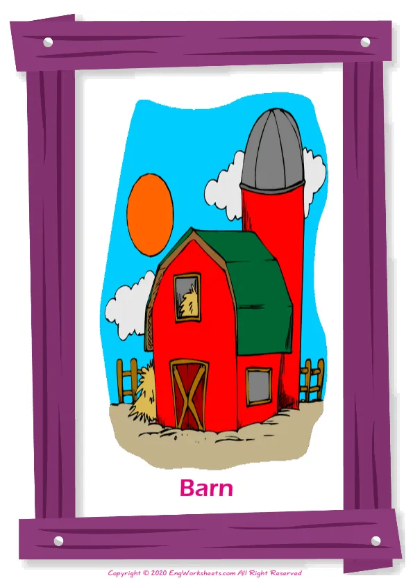 Houses Homes English vocabulary worksheet with full-page words Worksheet Preview