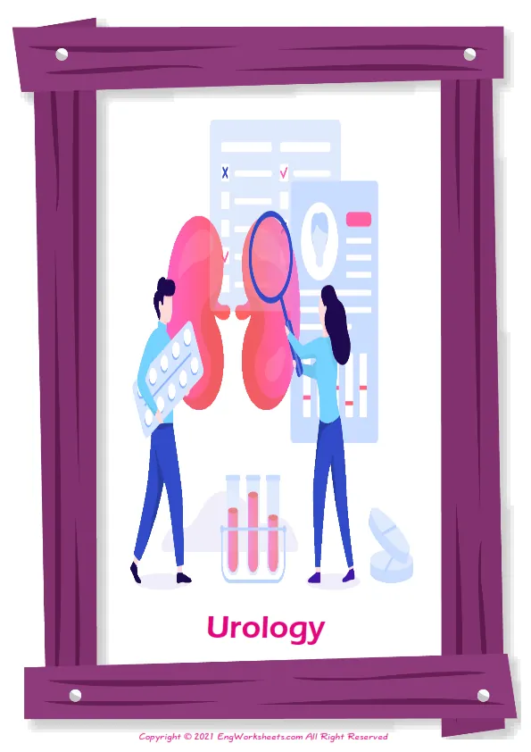 Medical Professions English vocabulary worksheet with full-page words Worksheet Preview