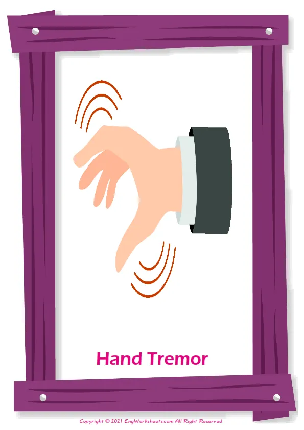 Office Syndrome English vocabulary worksheet with full-page words Worksheet Preview