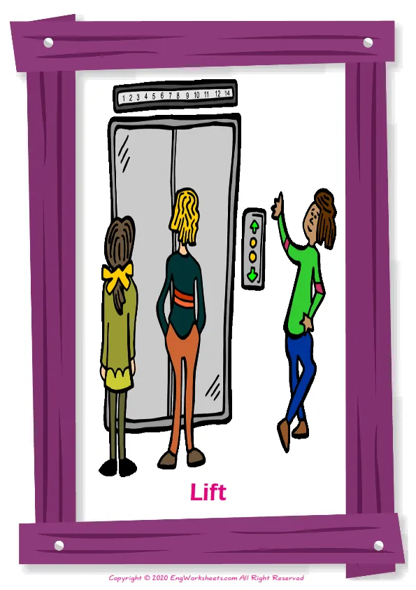 Shopping English vocabulary worksheet with full-page words Worksheet Preview