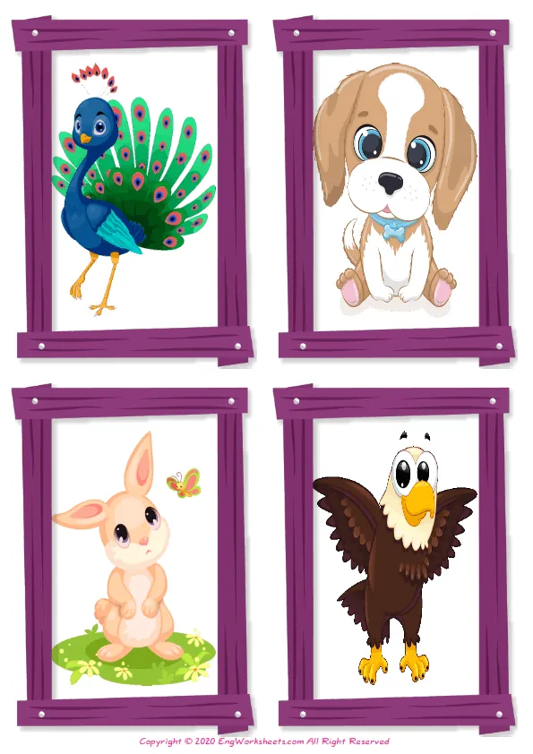 Baby Animals ESL Printable Unscramble the Words Worksheet For Kids Worksheet Preview
