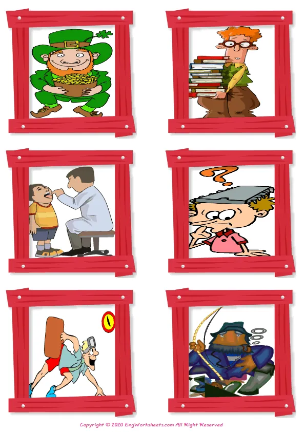 Wordless Friendship vocabulary worksheet with six images per page Worksheet Preview