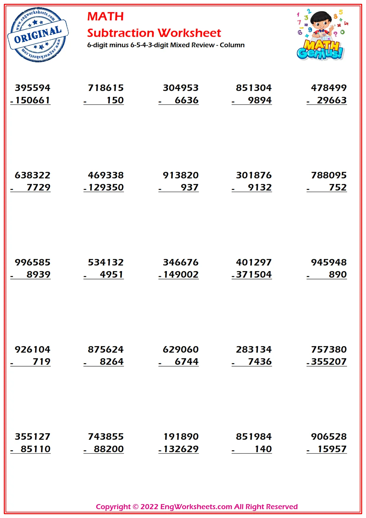 Mixed Review - Standard