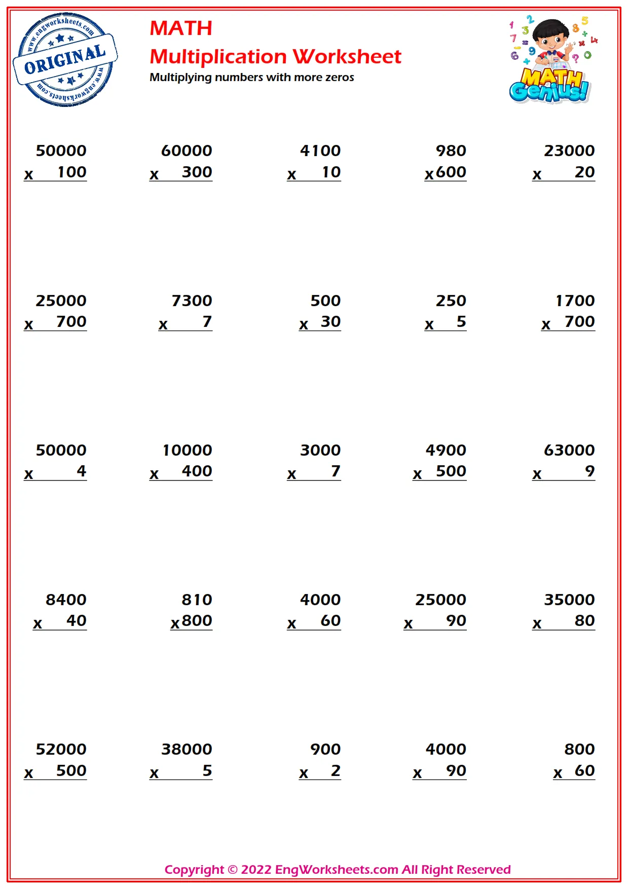 Multiplying Number With More Zeros